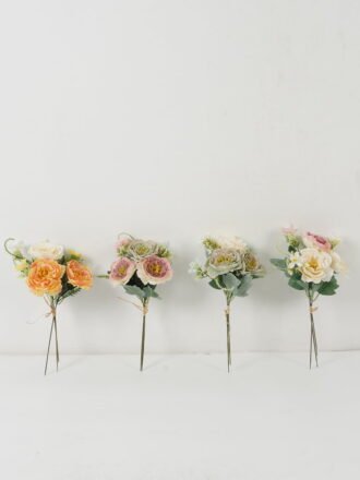 Artificial Flower 14*14*26cm Rose bundle *3 GS-29922002-Y1 Bouquet 3,000+ sqm showroom with thousands of artificial flowers, plants & trees ready for global sourcing.
