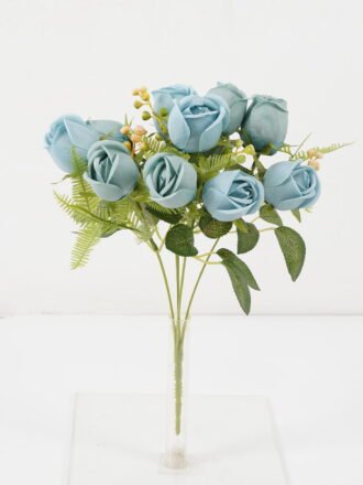 Artificial Flower 30*30*45cm Rose bush *9 GS-27422002-Z1 Flowers Bush 3,000+ sqm showroom with thousands of artificial flowers, plants & trees ready for global sourcing.