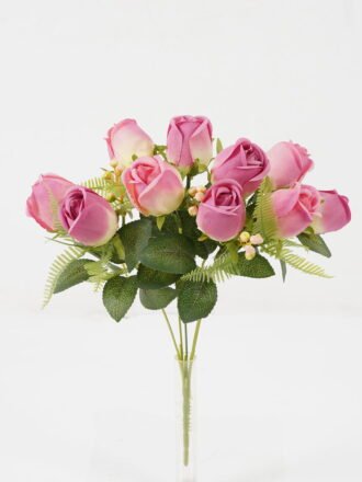 Artificial Flower 25*25*35cm Rose bush *10 GS-27422003-P1 Flowers Bush 3,000+ sqm showroom with thousands of artificial flowers, plants & trees ready for global sourcing.