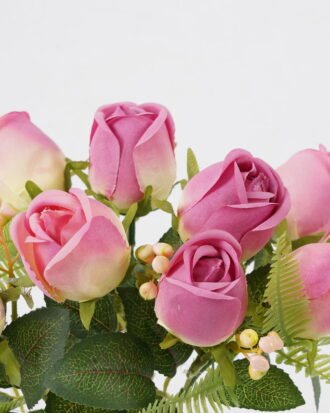 Artificial Flower 25*25*35cm Rose bush *10 GS-27422003-R2 Flowers Bush YeahFlower is one of Chinese leading OEM manufacturers and exporters , supplying the silk flowers, wholesale artificial trees