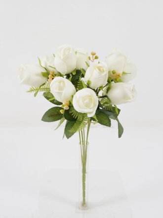 Artificial Flower 25*25*35cm Rose bush *10 GS-27422003-R2 Flowers Bush 3,000+ sqm showroom with thousands of artificial flowers, plants & trees ready for global sourcing.