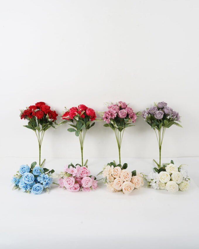 Artificial Flower 30*30*45cm Rose bush *9 GS-27422001 Flowers Bush YeahFlower is one of Chinese leading OEM manufacturers and exporters , supplying the silk flowers, wholesale artificial trees