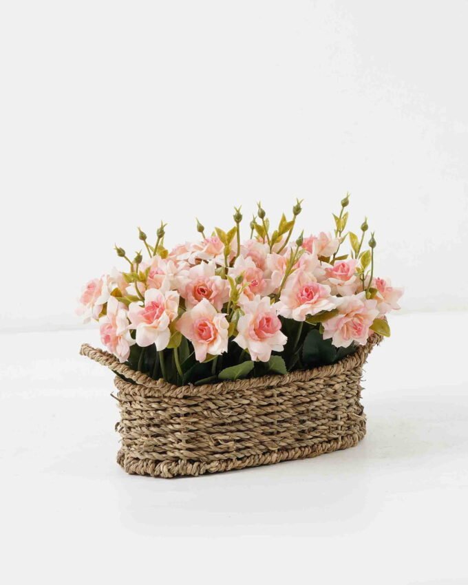 Artificial Flower Rose in Basket GS-03322084-P1 Artificial Flower 23*19*19cm Rose in Basket GS-03322084-P1 Potted Flowers&Plants YeahFlower is one of Chinese leading OEM manufacturers and exporters , supplying the silk flowers, wholesale artificial trees