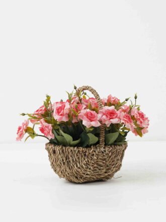 Artificial Flower 40*36*18.5cm Morning glory in Basket GS-03322093-W1 Potted Flowers&Plants 3,000+ sqm showroom with thousands of artificial flowers, plants & trees ready for global sourcing.