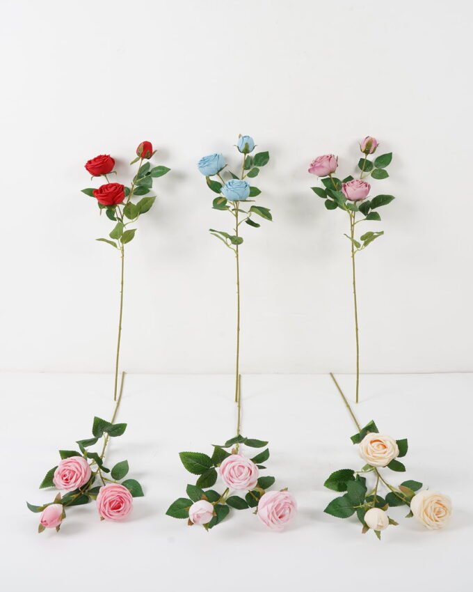 Artificial Flower Rose single stem 3 GS-27422006_2 Artificial Flower 20*20*70cm Rose single stem *3 GS-27422006 Single Flowers YeahFlower is one of Chinese leading OEM manufacturers and exporters , supplying the silk flowers, wholesale artificial trees