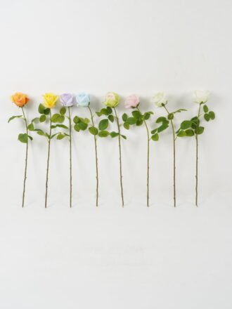 Artificial Flower 15*52cm Rose single stem(A) GS-25822003-O1 Single Flowers 3,000+ sqm showroom with thousands of artificial flowers, plants & trees ready for global sourcing.
