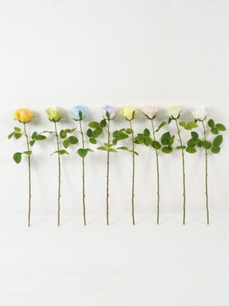 Artificial Flower 10*65cm Austin rose real touch GS-66222001 Single Flowers 3,000+ sqm showroom with thousands of artificial flowers, plants & trees ready for global sourcing.