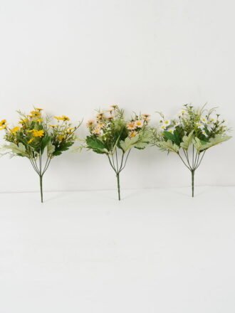 Artificial Flower 30*30*42cm Daisy *9 bush GS-16822031 Flowers Bush 3,000+ sqm showroom with thousands of artificial flowers, plants & trees ready for global sourcing.