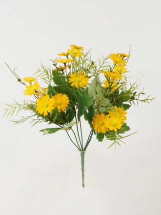 Artificial Flower 25*25*33cm Symphyotrichum *7 bush GS-16822032 Flowers Bush 3,000+ sqm showroom with thousands of artificial flowers, plants & trees ready for global sourcing.
