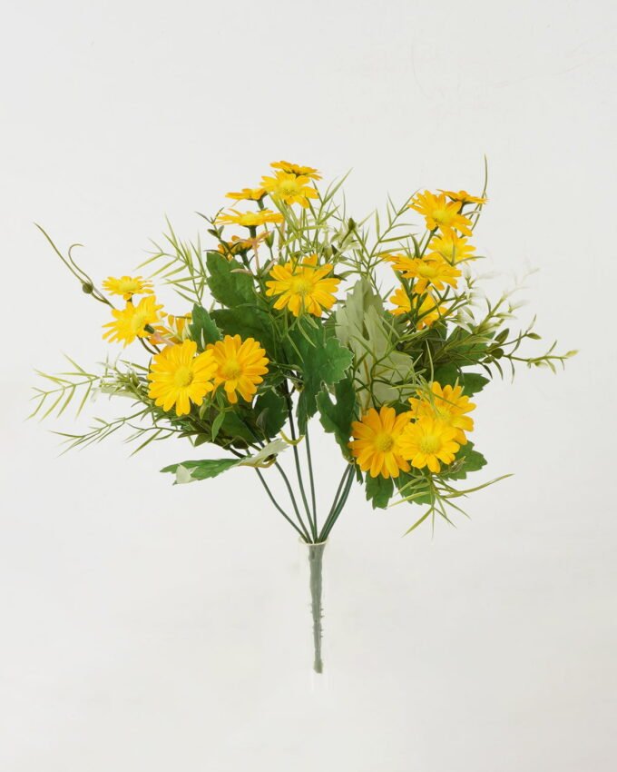 Artificial Flower 25*25*33cm Symphyotrichum *7 bush GS-16822032-Y1 Flowers Bush 3,000+ sqm showroom with thousands of artificial flowers, plants & trees ready for global sourcing.
