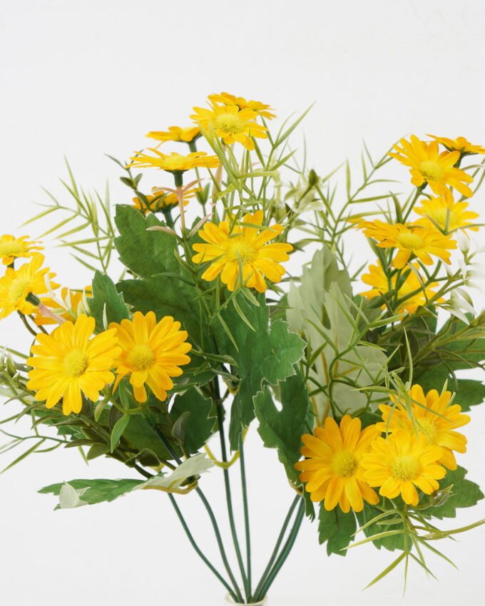Artificial Flower 25*25*33cm Symphyotrichum *7 bush GS-16822032-Y1 Flowers Bush 3,000+ sqm showroom with thousands of artificial flowers, plants & trees ready for global sourcing.