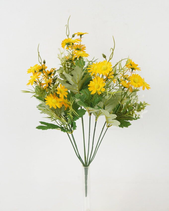Artificial Flower 30*30*42cm Symphyotrichum *9 bush GS-16822033 Flowers Bush 3,000+ sqm showroom with thousands of artificial flowers, plants & trees ready for global sourcing.