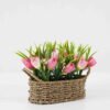 Artificial Flower Tulip in Basket GS-03322087-P1 Artificial Flower 25*19*19cm Tulip in Basket GS-03322087-P1 Potted Flowers&Plants YeahFlower is one of Chinese leading OEM manufacturers and exporters , supplying the silk flowers, wholesale artificial trees