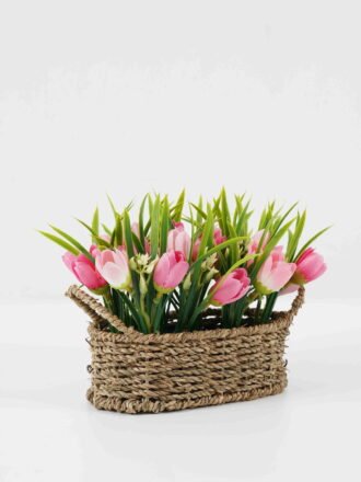 Artificial Flower 25*16*26.5cm Lavender in Basket GS-03322088 Potted Flowers&Plants 3,000+ sqm showroom with thousands of artificial flowers, plants & trees ready for global sourcing.