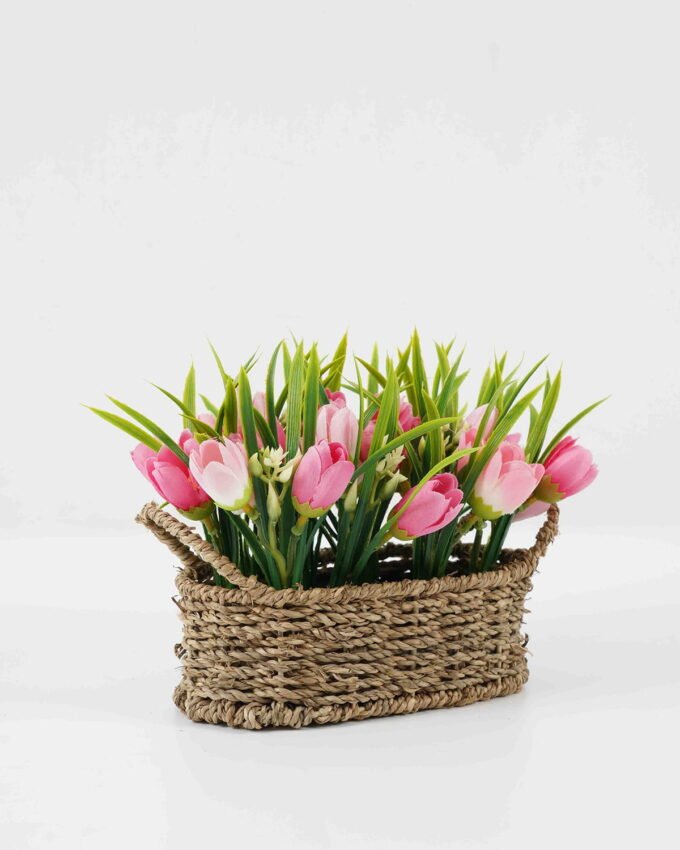 Artificial Flower Tulip in Basket GS-03322087-P1 Artificial Flower 25*19*19cm Tulip in Basket GS-03322087-P1 Potted Flowers&Plants YeahFlower is one of Chinese leading OEM manufacturers and exporters , supplying the silk flowers, wholesale artificial trees