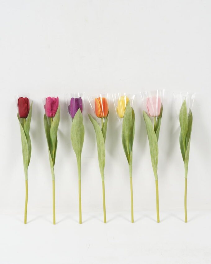 Artificial Flower 3*35cm Tulip single stem real touch GS-66222004 Single Flowers YeahFlower is one of Chinese leading OEM manufacturers and exporters , supplying the silk flowers, wholesale artificial trees