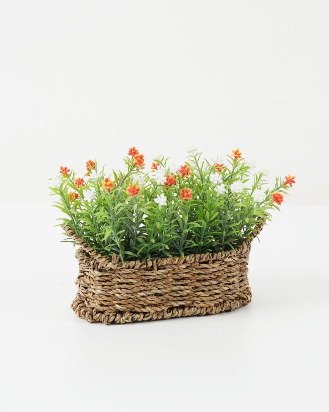 Artificial Flower 26*16*19cm Wild flowers in Basket GS-03322094-O1 Potted Flowers&Plants YeahFlower is one of Chinese leading OEM manufacturers and exporters , supplying the silk flowers, wholesale artificial trees