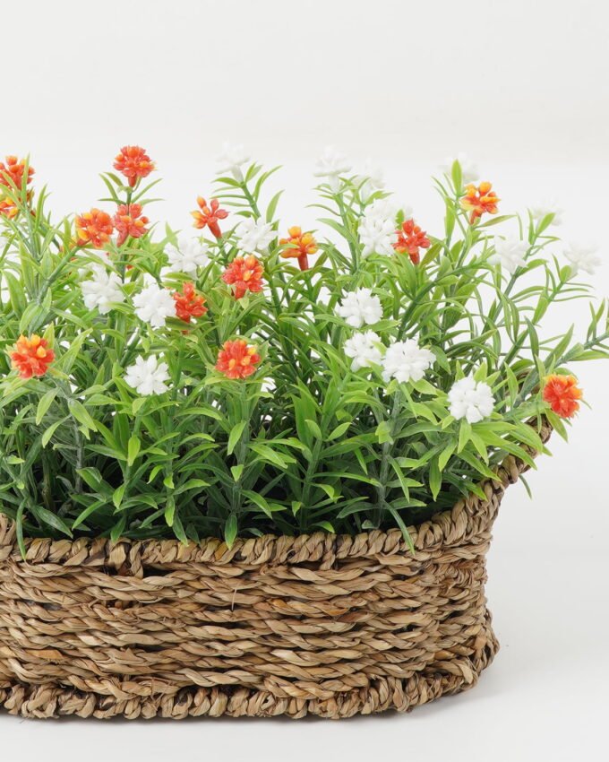 Artificial Flower 26*16*19cm Wild flowers in Basket GS-03322094-O1 Potted Flowers&Plants YeahFlower is one of Chinese leading OEM manufacturers and exporters , supplying the silk flowers, wholesale artificial trees