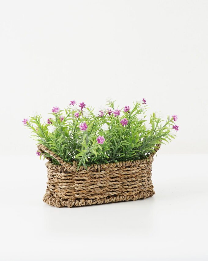 Artificial Flower 26*16*19cm Wild flowers in Basket GS-03322094-O1 Potted Flowers&Plants YeahFlower is one of Chinese leading OEM manufacturers and exporters , supplying the silk flowers, wholesale artificial trees