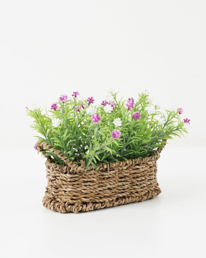 Artificial Flower 26*16*19cm Wild flowers in Basket GS-03322094-O1 Potted Flowers&Plants YeahFlower is one of Chinese leading OEM manufacturers and exporters , supplying the silk flowers, wholesale artificial trees