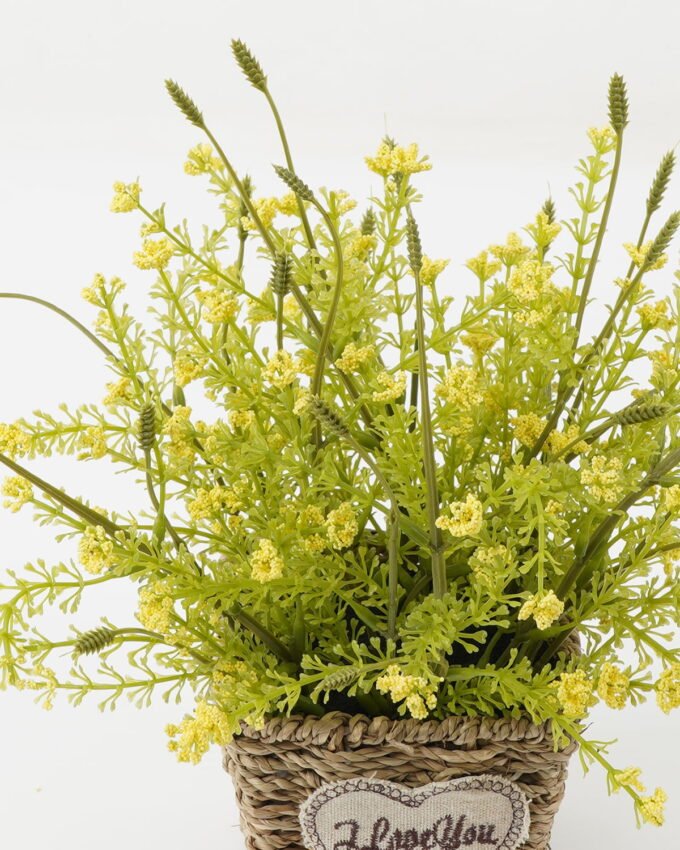 Artificial Flower 25*25*28cm Wild flowers in Basket GS-03322096-Y1 Potted Flowers&Plants YeahFlower is one of Chinese leading OEM manufacturers and exporters , supplying the silk flowers, wholesale artificial trees