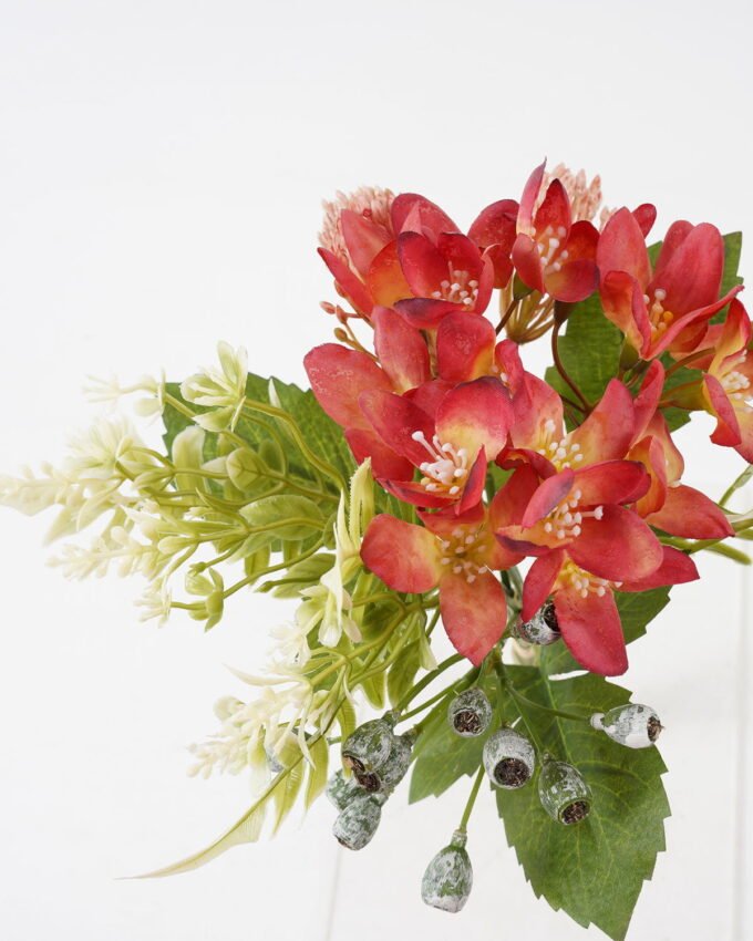 Artificial Flower 23*23*39cm Winter jasmine*3 bundle GS-49622015-R1 Bouquet YeahFlower is one of Chinese leading OEM manufacturers and exporters , supplying the silk flowers, wholesale artificial trees