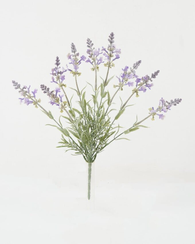 Artificial Flower 25*25*40cm lavender with powde   bush*9 GS-36622001 Flowers Bush YeahFlower is one of Chinese leading OEM manufacturers and exporters , supplying the silk flowers, wholesale artificial trees