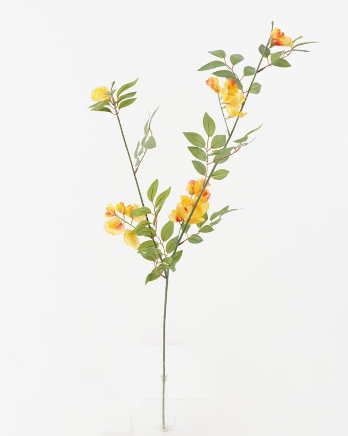 Artificial Flower 23*23*98cm wisteria with real touch leaves single stem GS-26222002 Single Flowers YeahFlower is one of Chinese leading OEM manufacturers and exporters , supplying the silk flowers, wholesale artificial trees