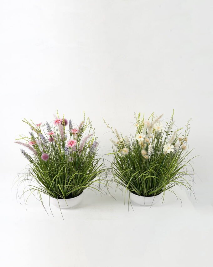 Artificial Grass 50cm grass in PP pot GS-29422027 Grass&PLANT YeahFlower is one of Chinese leading OEM manufacturers and exporters , supplying the silk flowers, wholesale artificial trees
