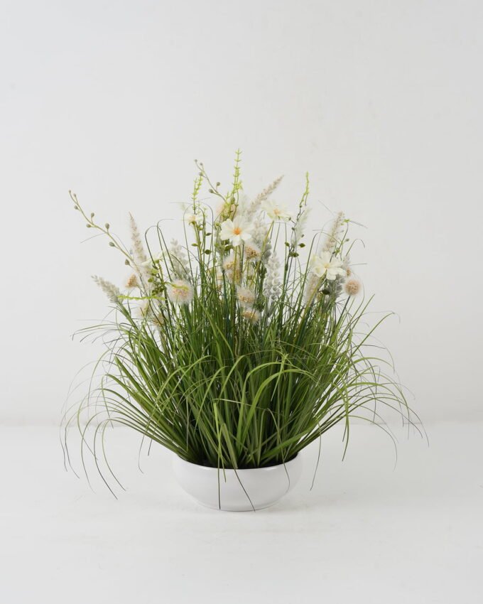Artificial Grass 50cm grass in PP pot GS-29422027 Grass&PLANT YeahFlower is one of Chinese leading OEM manufacturers and exporters , supplying the silk flowers, wholesale artificial trees