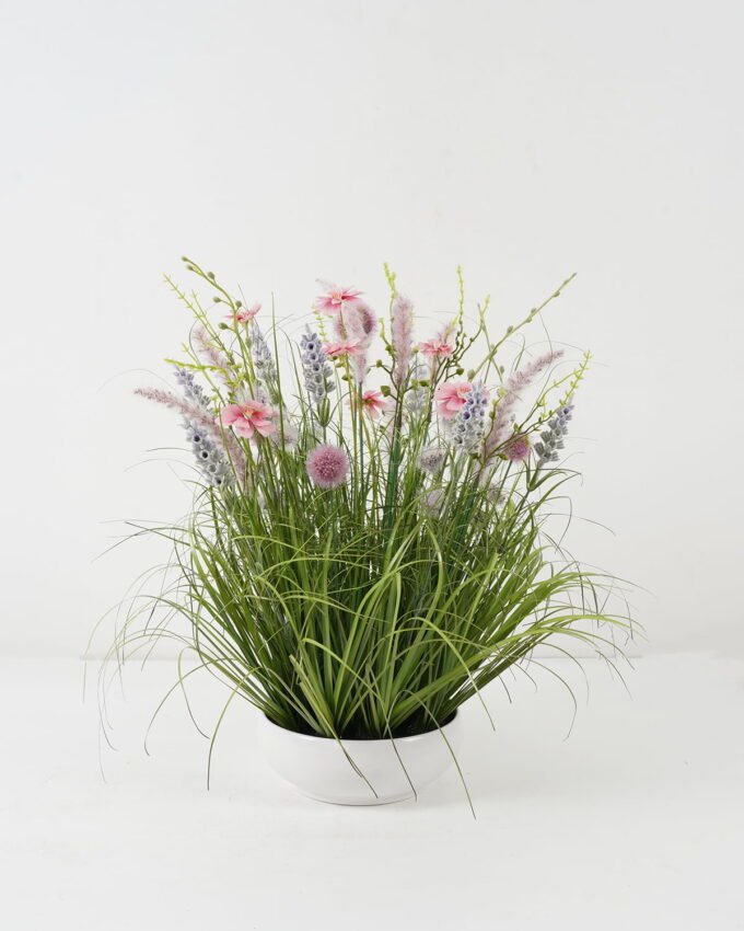 Artificial Grass 50cm grass in PP pot GS-29422027 Grass&PLANT YeahFlower is one of Chinese leading OEM manufacturers and exporters , supplying the silk flowers, wholesale artificial trees