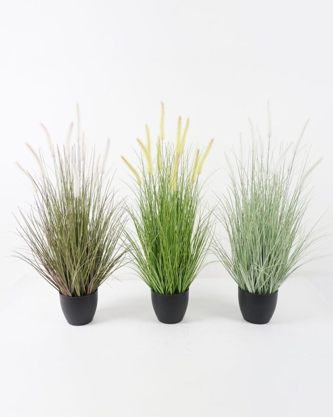 Artificial Grass 52*52*80cm Dog tail grass *10 in PP pot GS-45722009 Grass&PLANT YeahFlower is one of Chinese leading OEM manufacturers and exporters , supplying the silk flowers, wholesale artificial trees