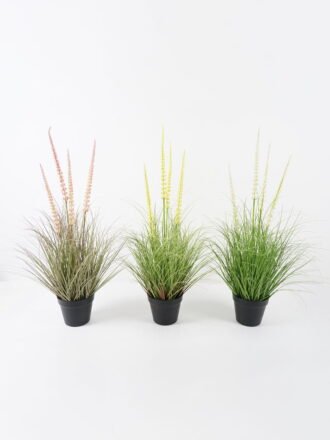 Artificial Grass 75*75*120cm Foxtail grass *7 in PP pot GS-45722003 Grass&PLANT 3,000+ sqm showroom with thousands of artificial flowers, plants & trees ready for global sourcing.