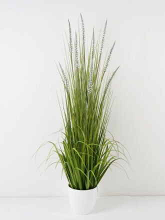 Artificial Grass 38*99cm Flocking Grass*5 in PP pot GS-29422042 Grass&PLANT 3,000+ sqm showroom with thousands of artificial flowers, plants & trees ready for global sourcing.