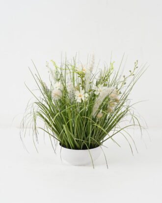 Artificial Grass 45*45*40cm grass in PP pot GS-29422028-W1 Grass&PLANT YeahFlower is one of Chinese leading OEM manufacturers and exporters , supplying the silk flowers, wholesale artificial trees