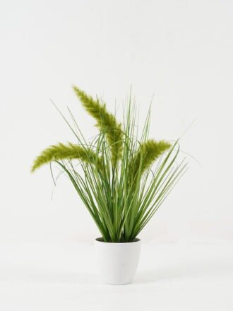 Artificial Grass 30*30*38cm grass in PP pot GS-29422029 Grass&PLANT 3,000+ sqm showroom with thousands of artificial flowers, plants & trees ready for global sourcing.
