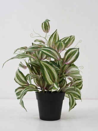 Artificial Plant 25*25*30cm Watermelon Leaf in PP pot real touch GS-03322020-G1 Potted Flowers&Plants 3,000+ sqm showroom with thousands of artificial flowers, plants & trees ready for global sourcing.
