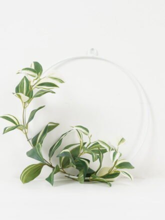Artificial Flower 8*40cm Forest with Milan Grass Flocking Wreath GS-17722020 WREATH YeahFlower is one of Chinese leading OEM manufacturers and exporters , supplying the silk flowers, wholesale artificial trees