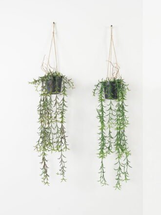 Artificial Plant 20*20*80cm Grass Hanging in pp pot GS-59122007 Banners&Garlands 3,000+ sqm showroom with thousands of artificial flowers, plants & trees ready for global sourcing.