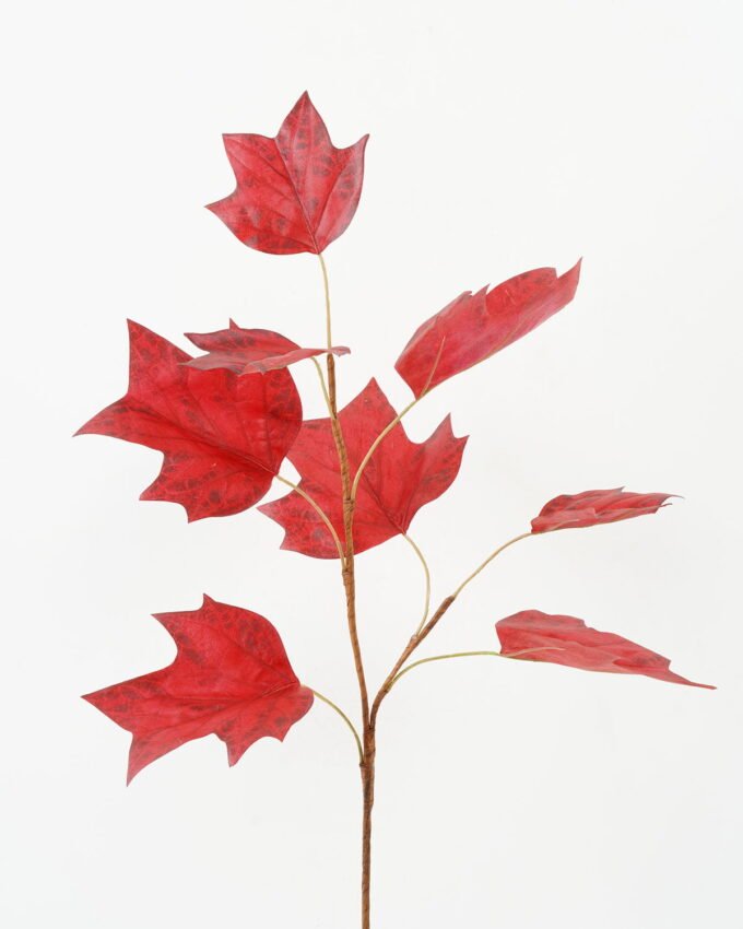 Artificial Plant 35*35*81cm Maple single stem GS-35122014-R1 Leaves&Sprays&Foliages YeahFlower is one of Chinese leading OEM manufacturers and exporters , supplying the silk flowers, wholesale artificial trees