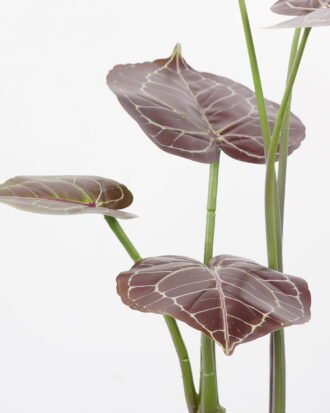 Artificial Tree 50*50*90CM Anthurium crystallinum tree in pp pot GS-48522038 Tree&Plant YeahFlower is one of Chinese leading OEM manufacturers and exporters , supplying the silk flowers, wholesale artificial trees