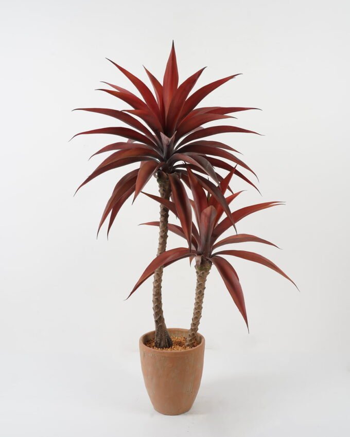 Artificial Tree 70*70*110cm Red agave *2in cement pot GS-19222041 Tree&Plant YeahFlower is one of Chinese leading OEM manufacturers and exporters , supplying the silk flowers, wholesale artificial trees