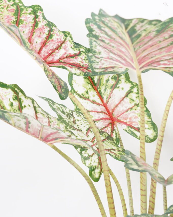 Artificial Tree 80*70*110CM Tabby taro tree in pp pot GS-48522014 Tree&Plant YeahFlower is one of Chinese leading OEM manufacturers and exporters , supplying the silk flowers, wholesale artificial trees