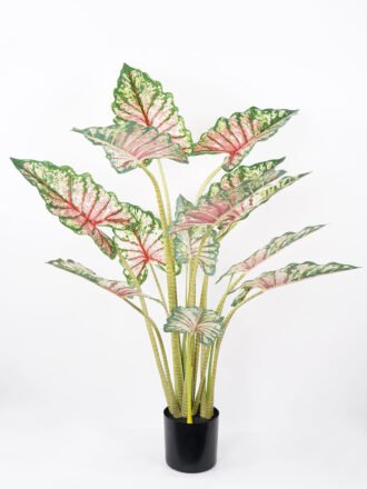 Artificial Tree 80*70*110CM Tabby taro tree in pp pot GS-48522014 Tree&Plant 3,000+ sqm showroom with thousands of artificial flowers, plants & trees ready for global sourcing.