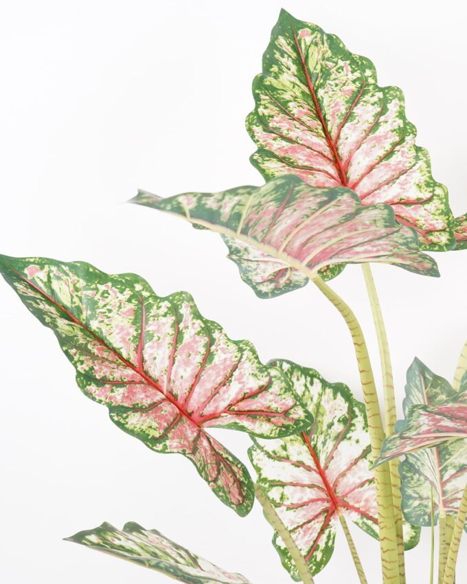 Artificial Tree 85*80*140CM Tabby taro tree in pp pot GS-48522015 Tree&Plant YeahFlower is one of Chinese leading OEM manufacturers and exporters , supplying the silk flowers, wholesale artificial trees