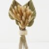 Dried Flowers 30cm Kwai Leaf &rabbit tail grass bouquet in glass pot (295g) GS-56622021JJA Bouquet YeahFlower is one of Chinese leading OEM manufacturers and exporters , supplying the silk flowers, wholesale artificial trees