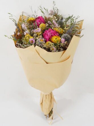 Dried Flowers 17*30cm natural items in Fabric basket GS-56622017JJA Bouquet 3,000+ sqm showroom with thousands of artificial flowers, plants & trees ready for global sourcing.