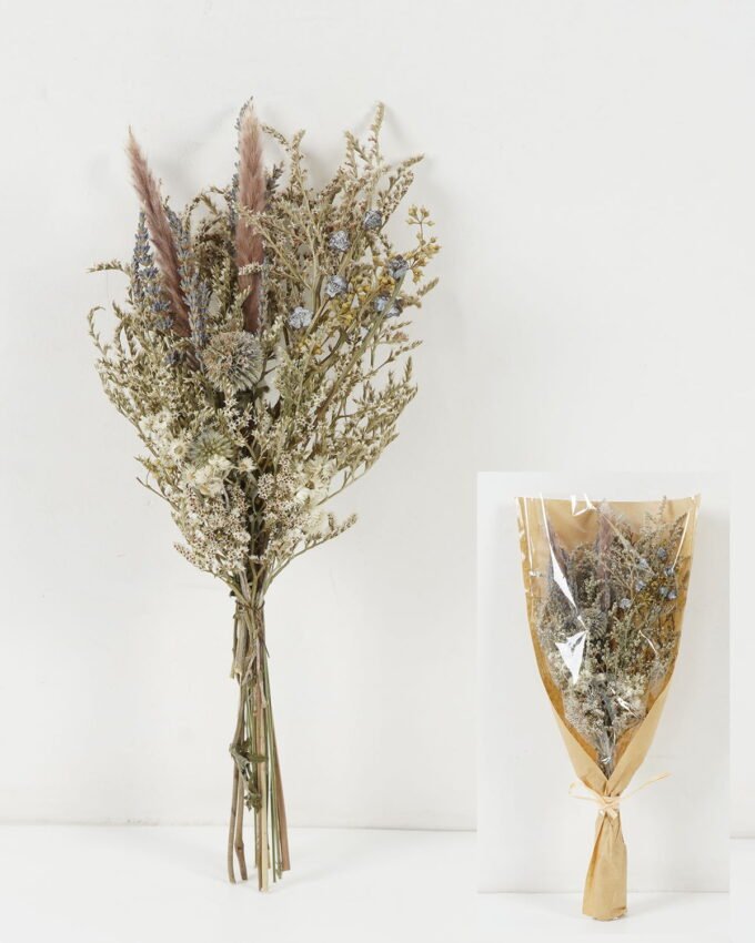 Dried Flowers H:50CM Dried natural items bouquet with pvc/paper wrapped(75g/bouquet) GS-56622032 Bouquet YeahFlower is one of Chinese leading OEM manufacturers and exporters , supplying the silk flowers, wholesale artificial trees
