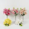 Artificial Flower 60cm  Lily  bush GS-64922010 Flowers Bush YeahFlower is one of Chinese leading OEM manufacturers and exporters , supplying the silk flowers, wholesale artificial trees