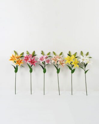 Artificial Flower 68cm Lily  single stem GS-64922007 Single Flowers YeahFlower is one of Chinese leading OEM manufacturers and exporters , supplying the silk flowers, wholesale artificial trees